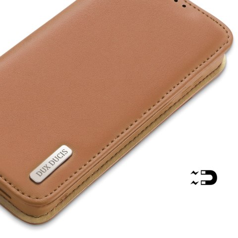 Etui Samsung Galaxy S23+ Plus Dux Ducis Hivo brązowe