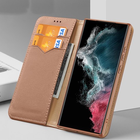 Etui Samsung Galaxy S23+ Plus Dux Ducis Hivo brązowe