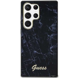 Etui Samsung Galaxy S23 Ultra Guess czarne hardcase Marble