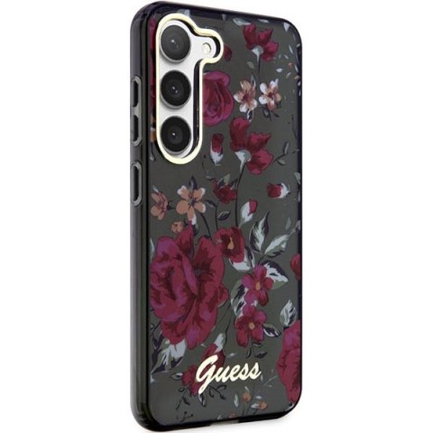 Etui Guess GUHCS23MHCFWSA Samsung Galaxy S23+ Plus zielony/khaki hardcase Flower Collection