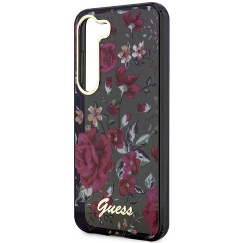 Etui Guess GUHCS23MHCFWSA Samsung Galaxy S23+ Plus zielony/khaki hardcase Flower Collection