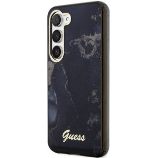 Etui na telefon Samsung Galaxy S23+ Plus Guess czarne hardcase Marble