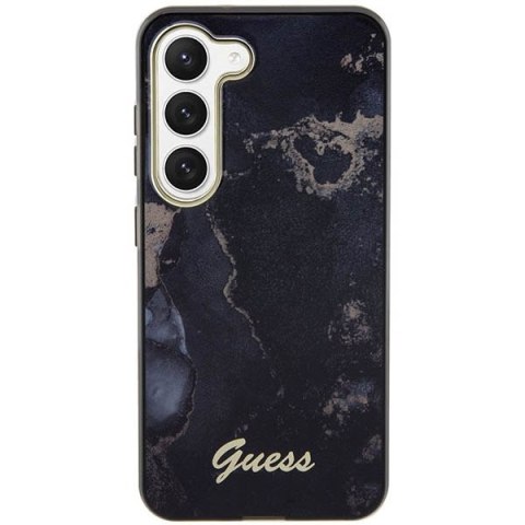 Etui na telefon Samsung Galaxy S23+ Plus Guess czarne hardcase Marble