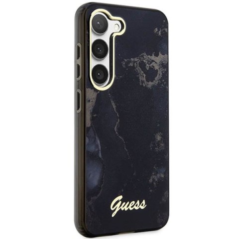 Etui na telefon Samsung Galaxy S23+ Plus Guess czarne hardcase Marble