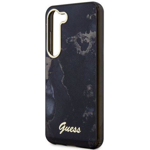 Etui na telefon Samsung Galaxy S23+ Plus Guess czarne hardcase Marble