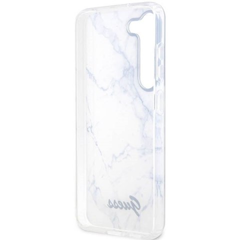 Etui Samsung Galaxy S23+ Plus Guess białe hardcase Marble