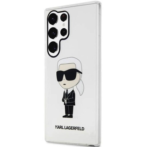 Etui Samsung Galaxy S23 Ultra Karl Lagerfeld transparentne hardcase Ikonik