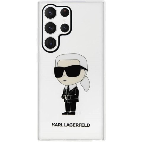 Etui Samsung Galaxy S23 Ultra Karl Lagerfeld transparentne hardcase Ikonik