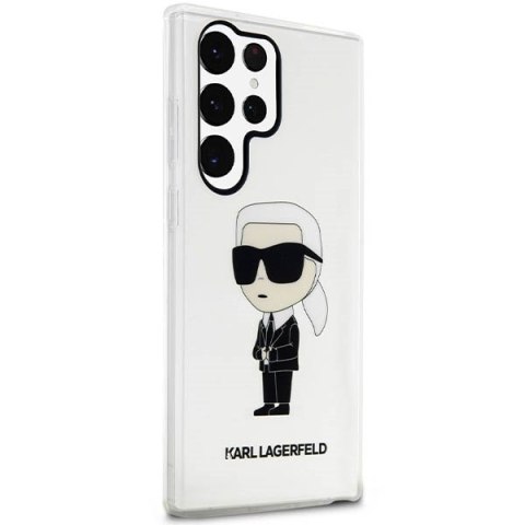 Etui Samsung Galaxy S23 Ultra Karl Lagerfeld transparentne hardcase Ikonik