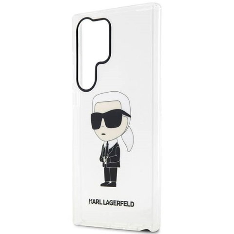 Etui Samsung Galaxy S23 Ultra Karl Lagerfeld transparentne hardcase Ikonik