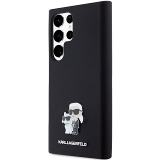 Etui na telefon Samsung Galaxy S23 Ultra Karl Lagerfeld czarne silikonowe