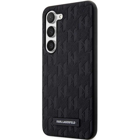 Etui na telefon Samsung Galaxy S23+ Karl Lagerfeld czarne Saffiano