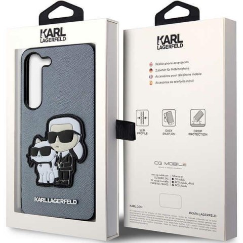 Etui na telefon Samsung Galaxy S23+ Plus Karl Lagerfeld Saffiano Choupette