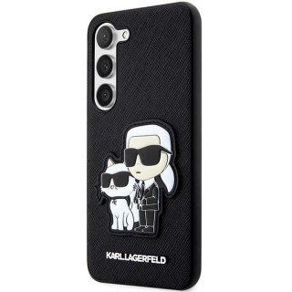 Etui na telefon Samsung Galaxy S23+ Karl Lagerfeld Saffiano czarne