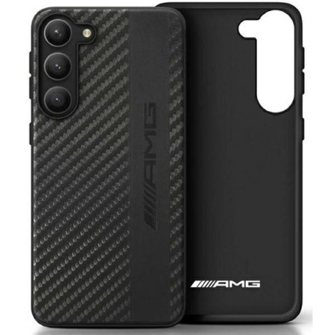 Etui na telefon Samsung Galaxy S23+ Mercedes AMG Carbon Stripe czarne