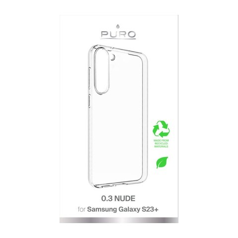 Etui na telefon Samsung Galaxy S23+ Plus PURO 0.3 Nude przezroczyste