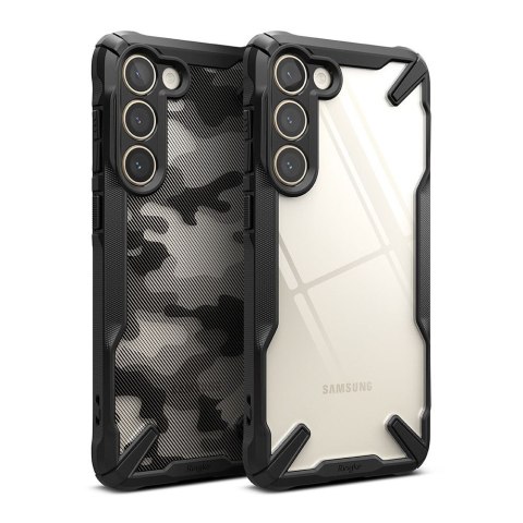 Etui na telefon Samsung Galaxy S23+ Ringke Fusion-X Camo Moro czarne