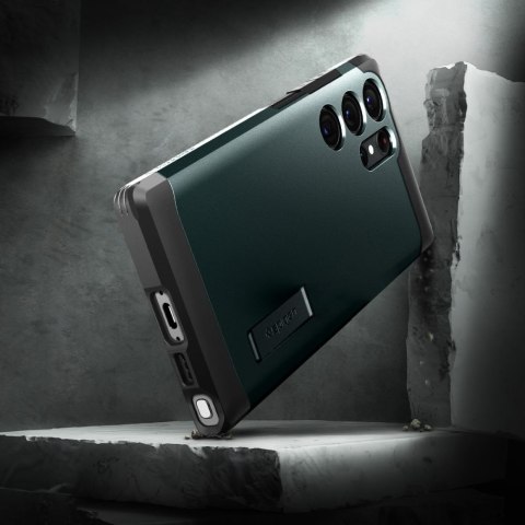 Etui na telefon Samsung Galaxy S23 Ultra Spigen Tough Abyss Green