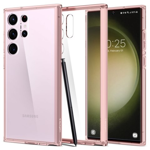 Etui na telefon Samsung Galaxy S23 Ultra Spigen Ultra Hybrid Rose Crystal