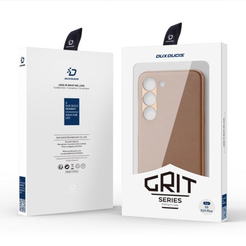 Etui Samsung Galaxy S23+ Plus Dux Ducis Grit MagSafe brązowe