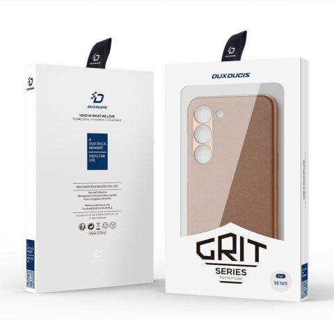 Etui Samsung Galaxy S23 Dux Ducis Grit MagSafe brązowe