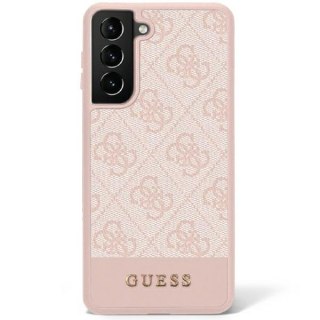 Etui na telefon Samsung Galaxy S23 Guess różowe hardcase 4G Stripe Collection