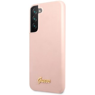 Etui na telefon Samsung Galaxy S23 Guess różowe silikonowe hardcase