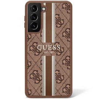 Etui na telefon Samsung Galaxy S23 Guess brązowe hardcase 4G Stripe