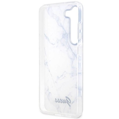 Etui Samsung Galaxy S23 Guess białe hardcase Marble