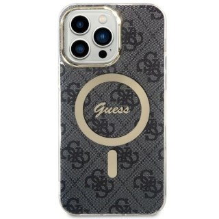 Etui na telefon Samsung Galaxy S23 Guess czarne hardcase MagSafe 4G