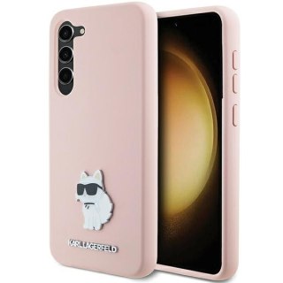 Etui na telefon Samsung Galaxy S23+ Karl Lagerfeld Choupette różowe silikonowe