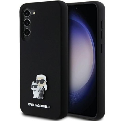 Etui na telefon Samsung Galaxy S23+ Karl Lagerfeld czarne silikonowe