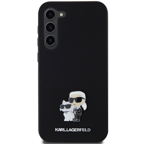 Etui na telefon Samsung Galaxy S23+ Karl Lagerfeld czarne silikonowe