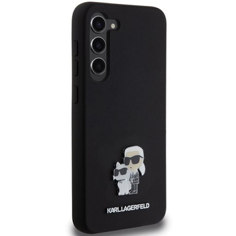 Etui na telefon Samsung Galaxy S23+ Karl Lagerfeld czarne silikonowe