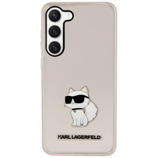 Etui na telefon Samsung Galaxy S23 Karl Lagerfeld Choupette różowe hardcase