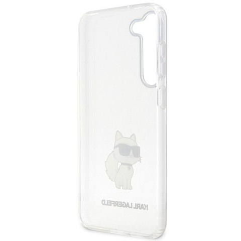 Etui na telefon Samsung Galaxy S23 Karl Lagerfeld Choupette transparentne