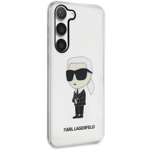 Etui na telefon Samsung Galaxy S23 Karl Lagerfeld transparentne hardcase