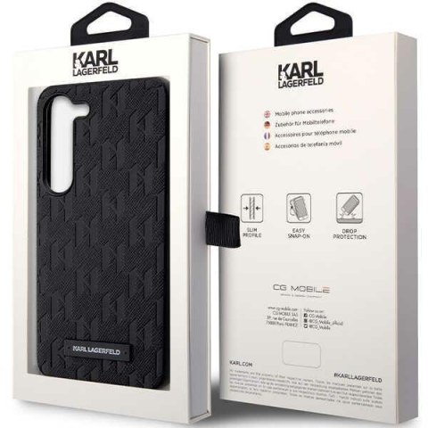 Etui na telefon Samsung Galaxy S23 Karl Lagerfeld Saffiano Hardcase