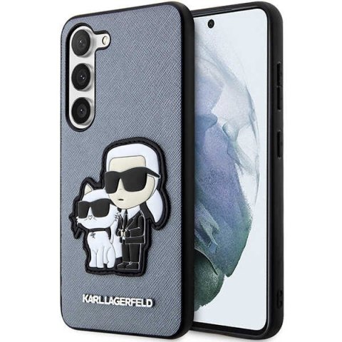 Etui na telefon Samsung Galaxy S23 Karl Lagerfeld Saffiano szare