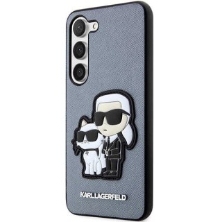 Etui na telefon Samsung Galaxy S23 Karl Lagerfeld Saffiano szare