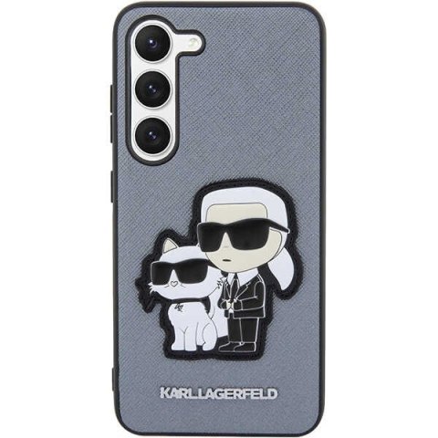 Etui na telefon Samsung Galaxy S23 Karl Lagerfeld Saffiano szare