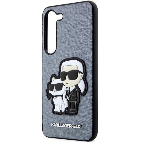 Etui na telefon Samsung Galaxy S23 Karl Lagerfeld Saffiano szare