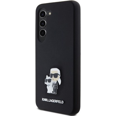 Etui na telefon Samsung Galaxy S23 Karl Lagerfeld czarne silikonowe