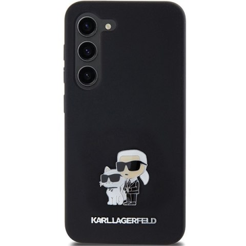 Etui na telefon Samsung Galaxy S23 Karl Lagerfeld czarne silikonowe