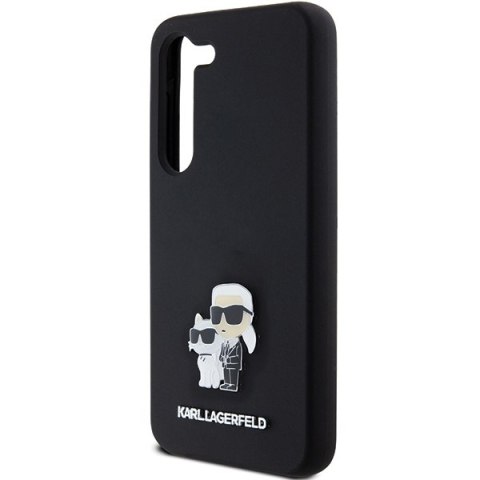 Etui na telefon Samsung Galaxy S23 Karl Lagerfeld czarne silikonowe