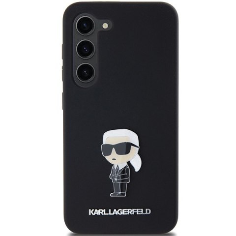 Etui na telefon Samsung Galaxy S23 Karl Lagerfeld czarne silikonowe