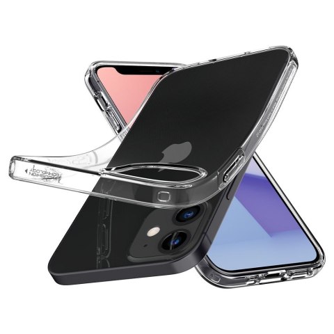 Etui na telefon iPhone 12 mini Spigen Liquid Crystal przezroczyste