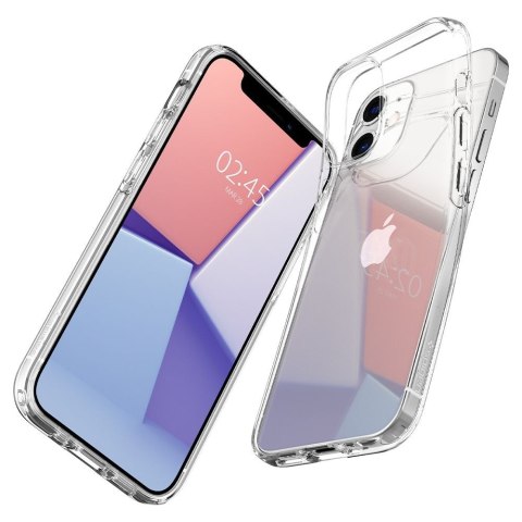 Etui na telefon iPhone 12 mini Spigen Liquid Crystal przezroczyste