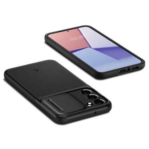 Etui na telefon Samsung Galaxy S23 Spigen Optik Pancerne Czarne