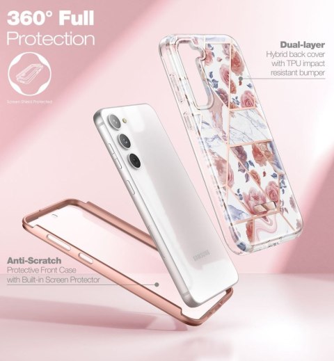 Etui na telefon Samsung Galaxy S23 Tech-Protect Velar Marble